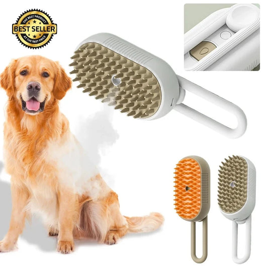 3-in-1 Steam Grooming Brush - The Ultimate Tool