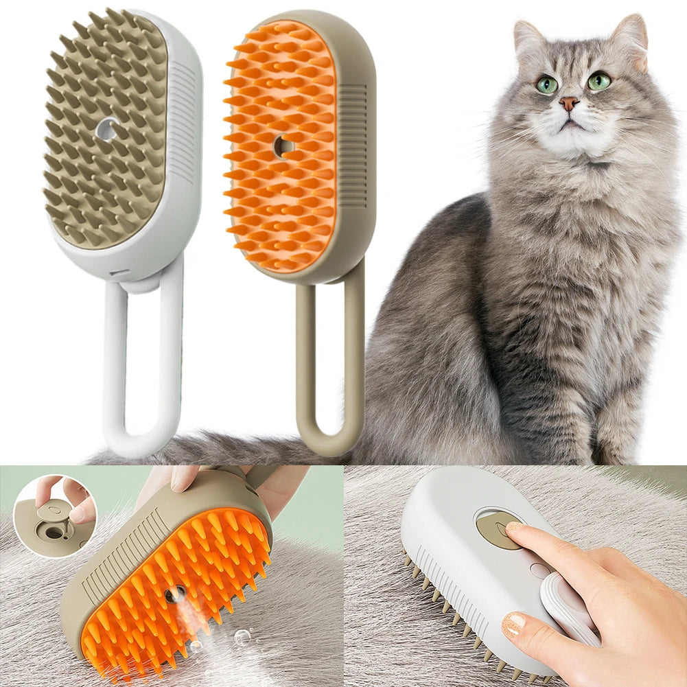 3-in-1 Steam Grooming Brush - The Ultimate Tool for your pet